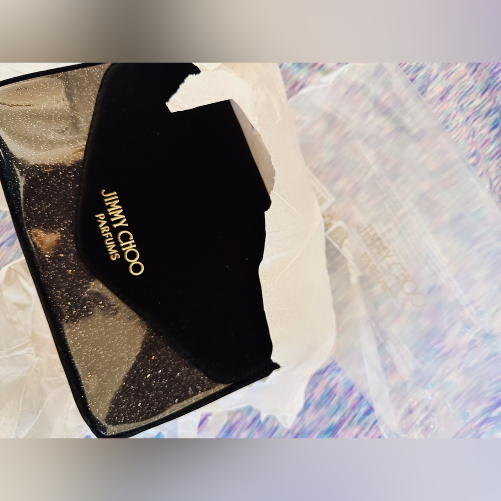 Jimmy Choo Black and Gold crossbody Bag